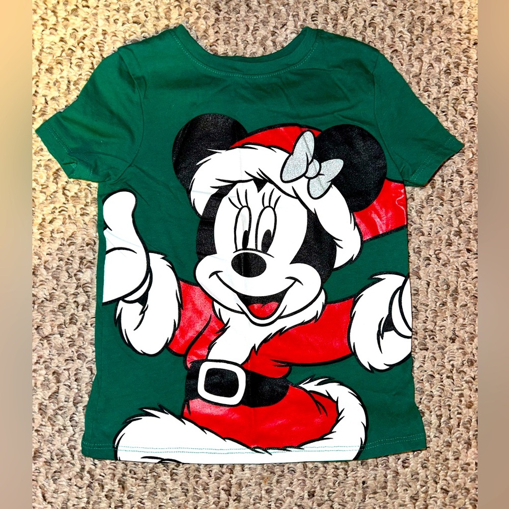 Toddler Minnie Mouse Santa Shirt